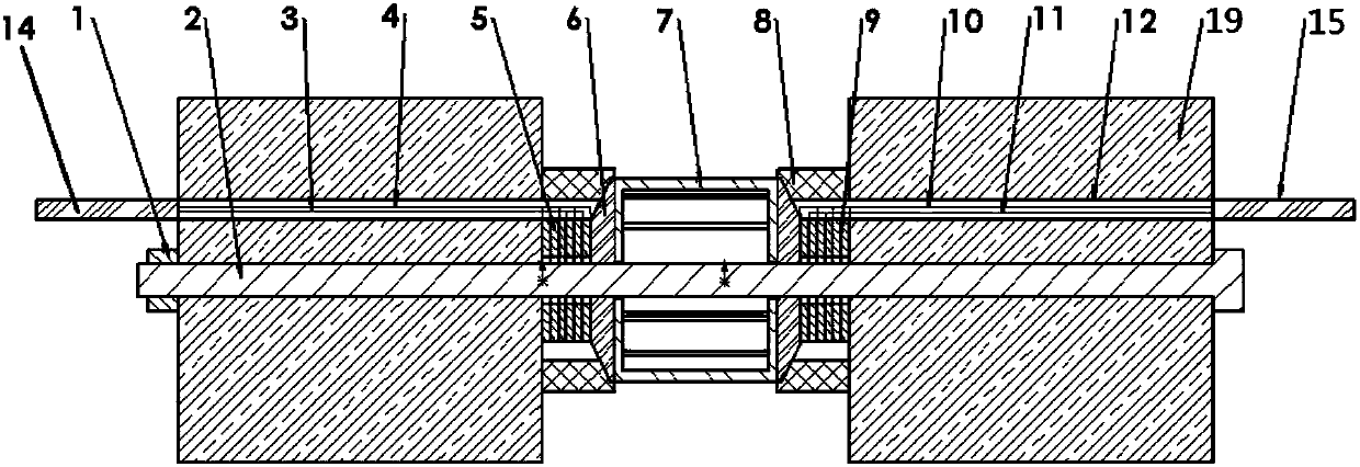 Periodic structure grooving circular pipe longitudinal-radial vibration conversion underwater acoustic transducer and transduction method