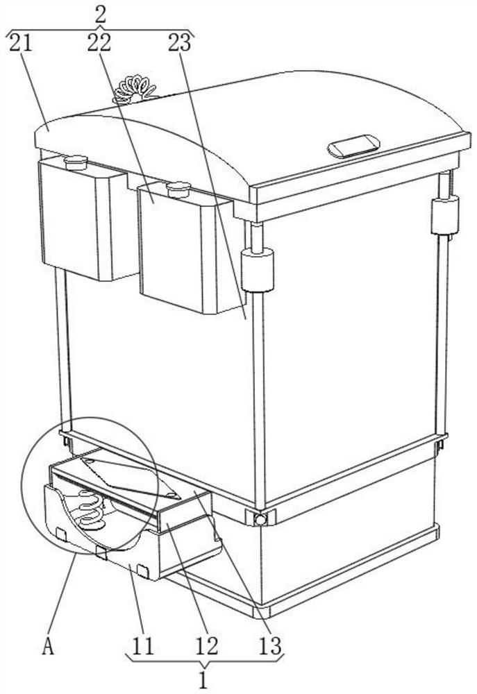 Medical garbage can for storing medical wastes