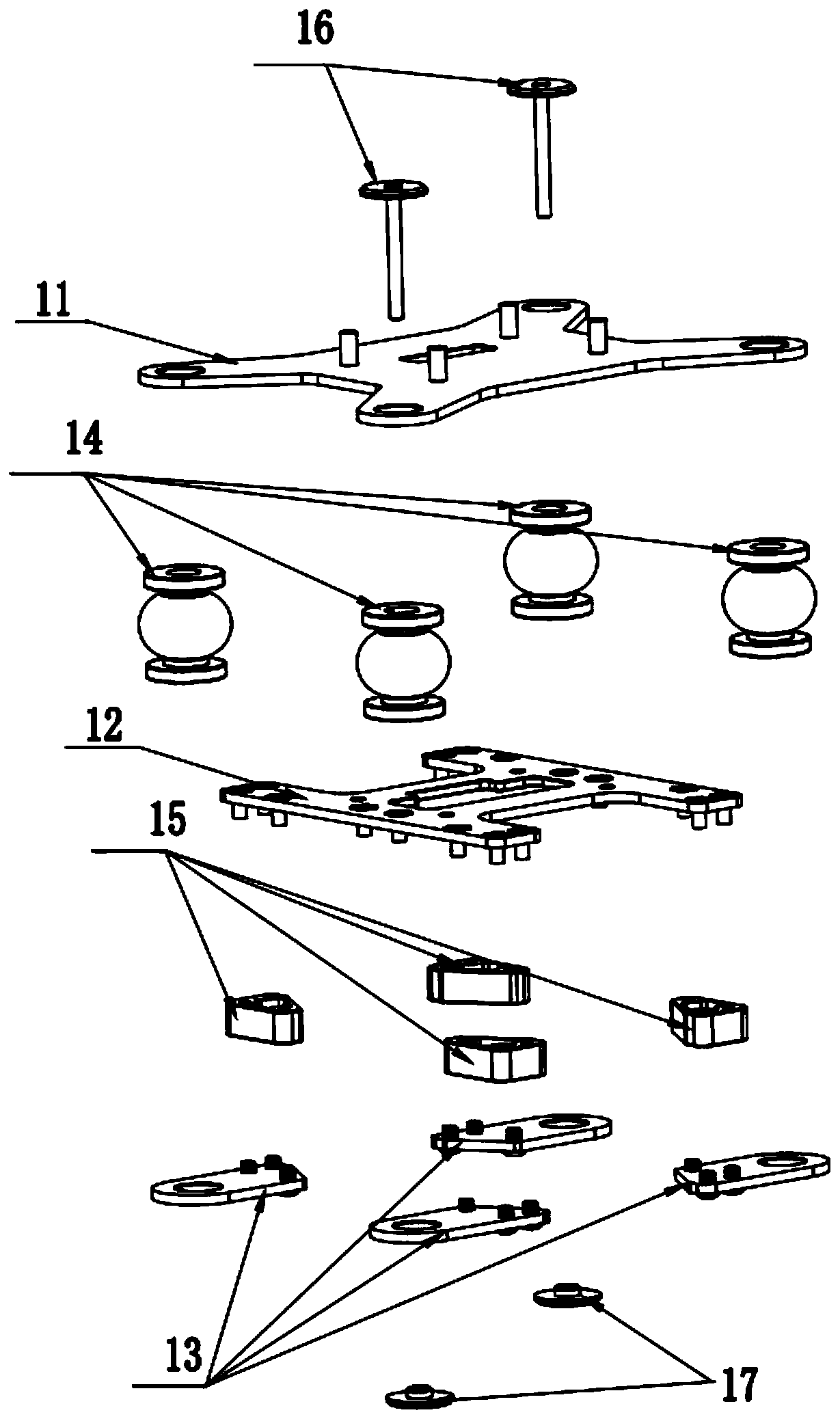 Unmanned aerial vehicle shooting device and unmanned aerial vehicle