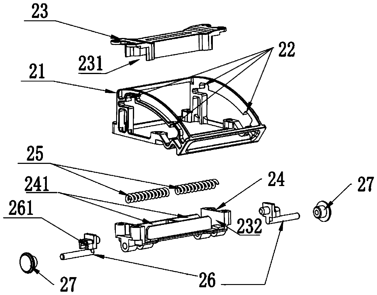 Unmanned aerial vehicle shooting device and unmanned aerial vehicle