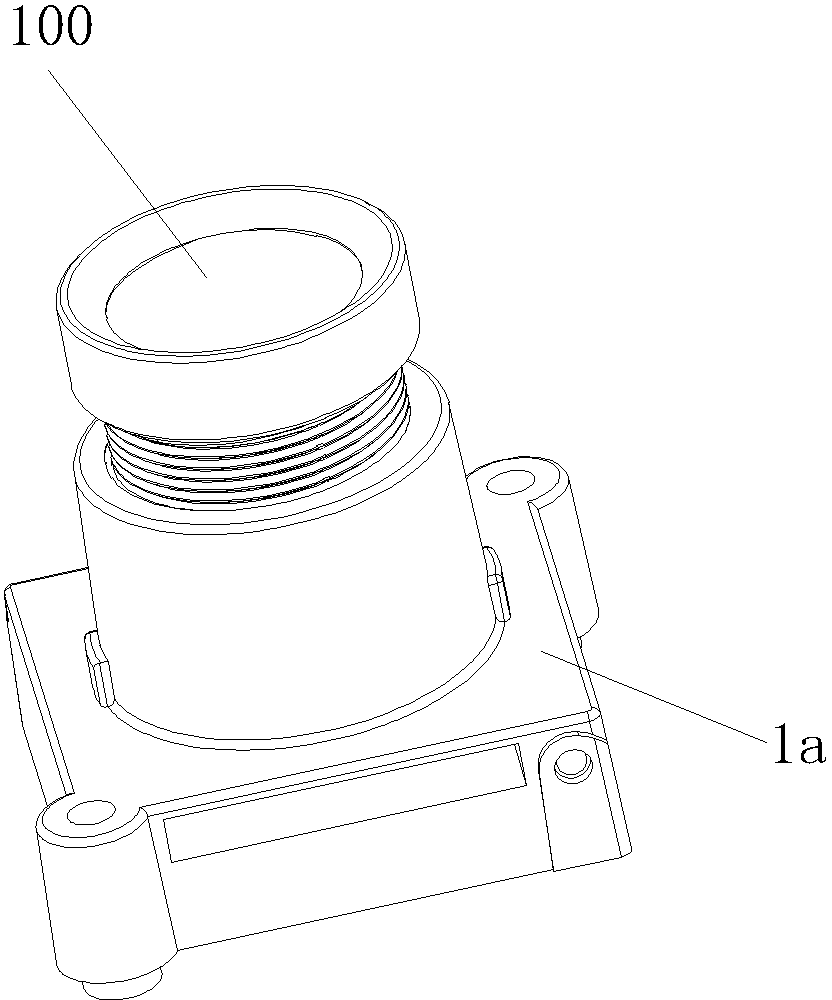Focusing mechanism of monitoring lens