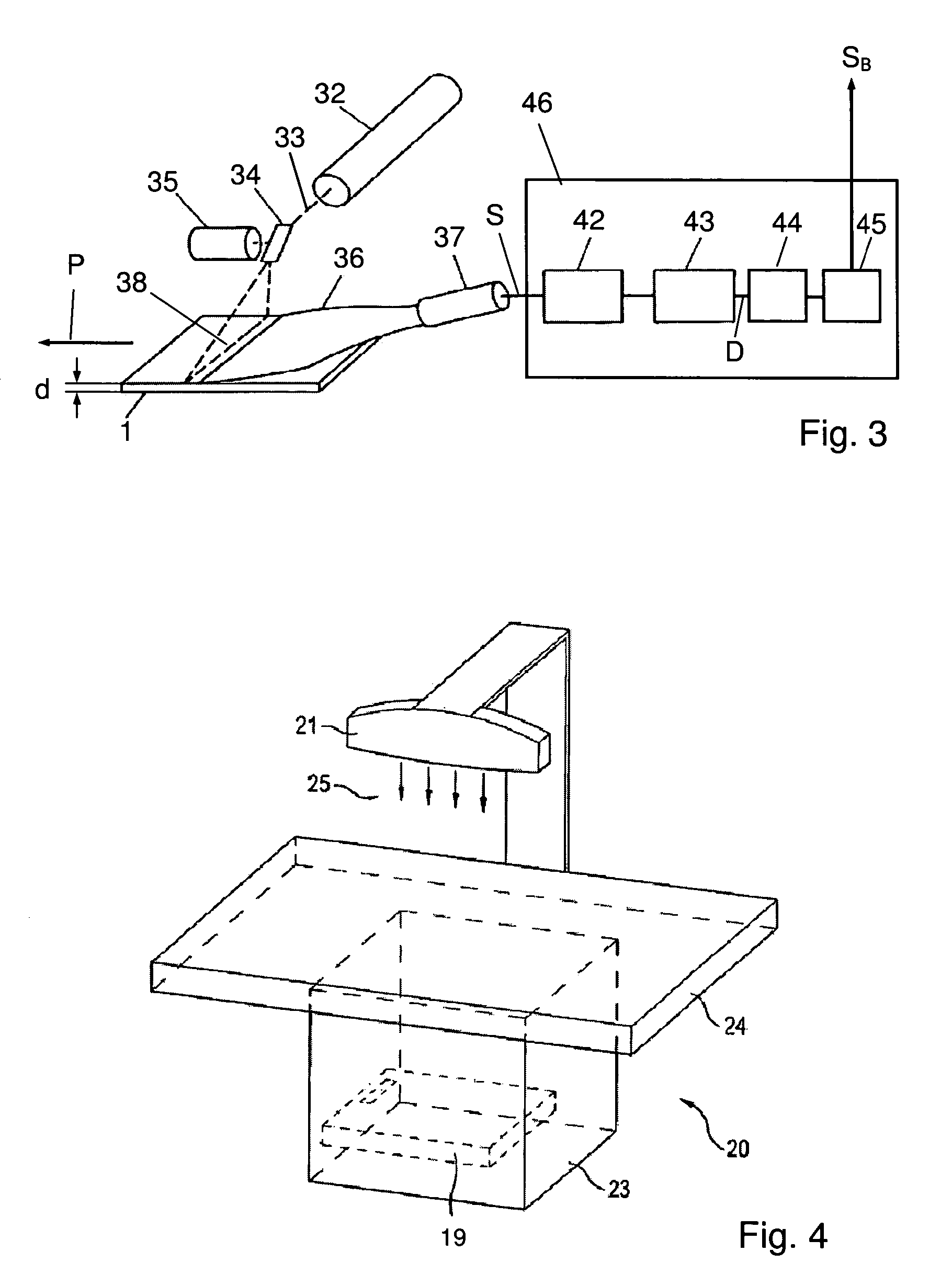 Read-out device and method for reading out X-rays stored in phosphor layers