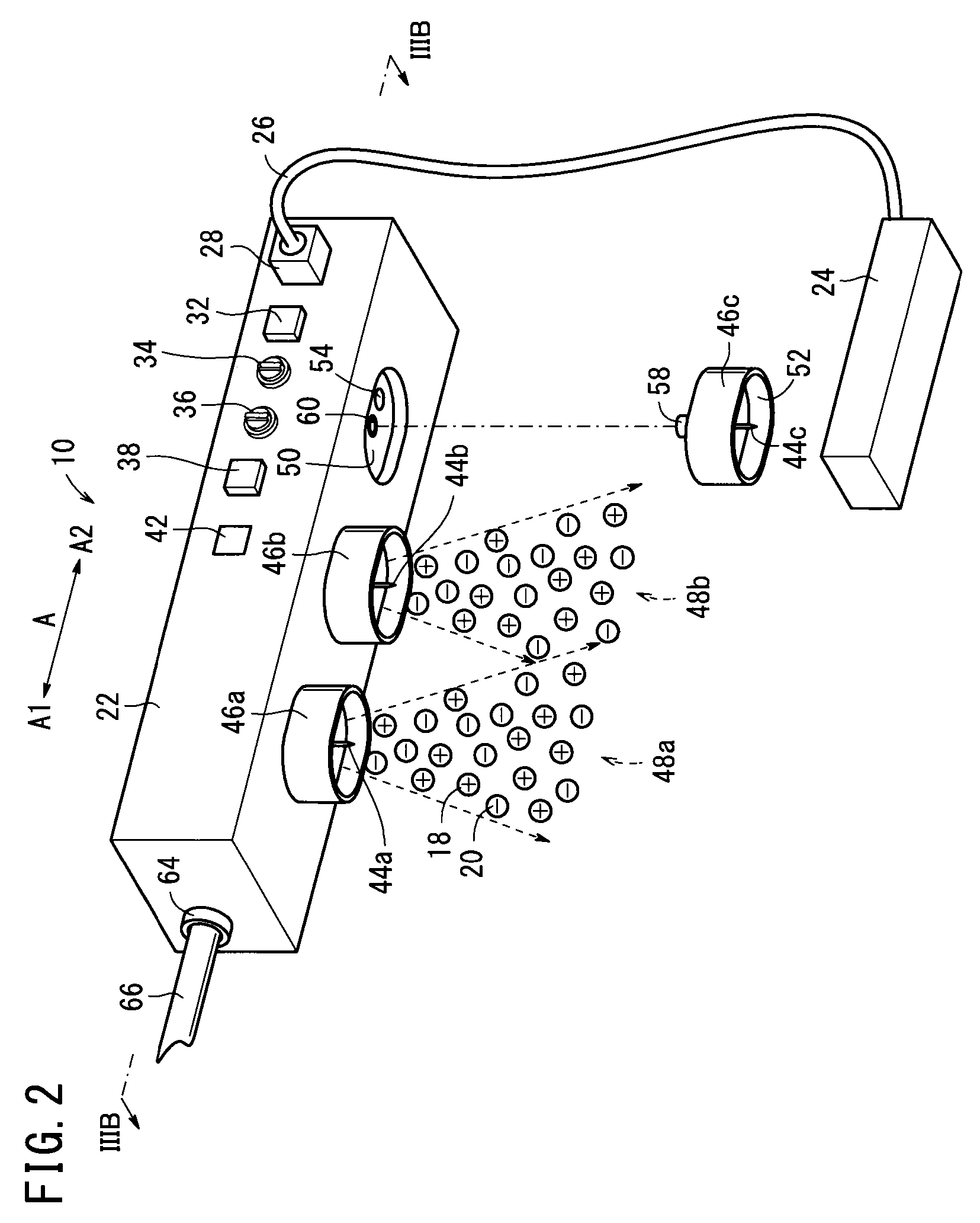 Electric charge generating device