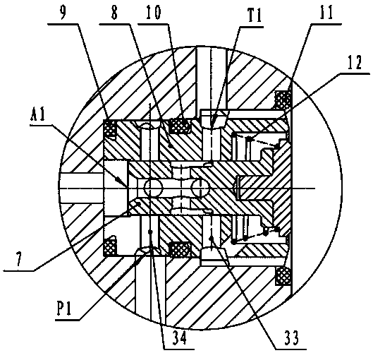 A mining explosion-proof electro-hydraulic brake valve