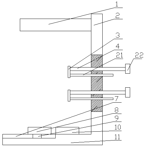 Clamping centring clamp adopted on shock absorber oil storage cylinder conveying line