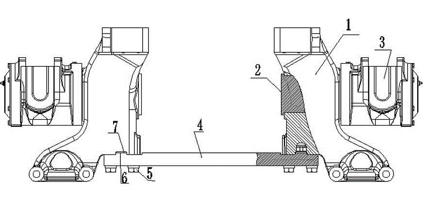 Double-fixed type heavy balance shaft assembly