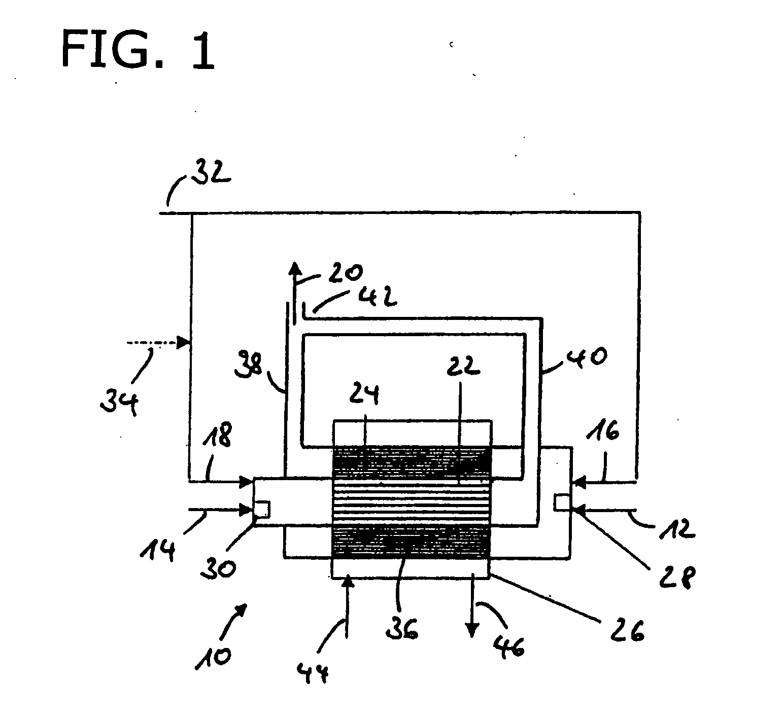 Reformer and process for reacting fuel and oxidizer into reformate