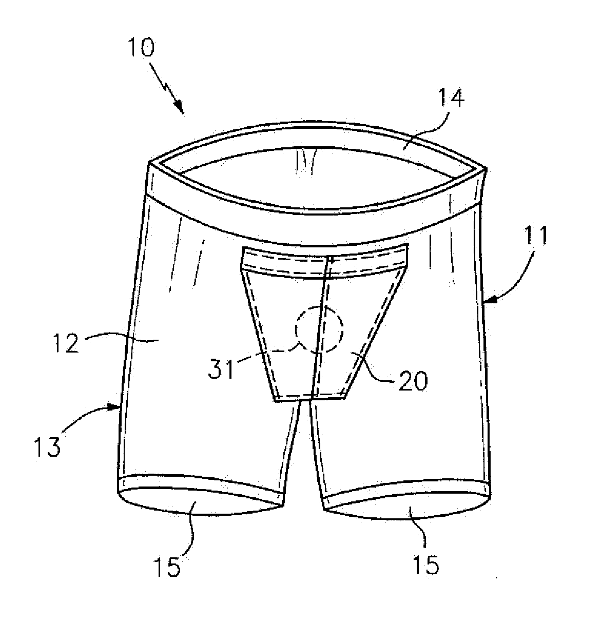 Undergarment with integrated support apparatus and pouch