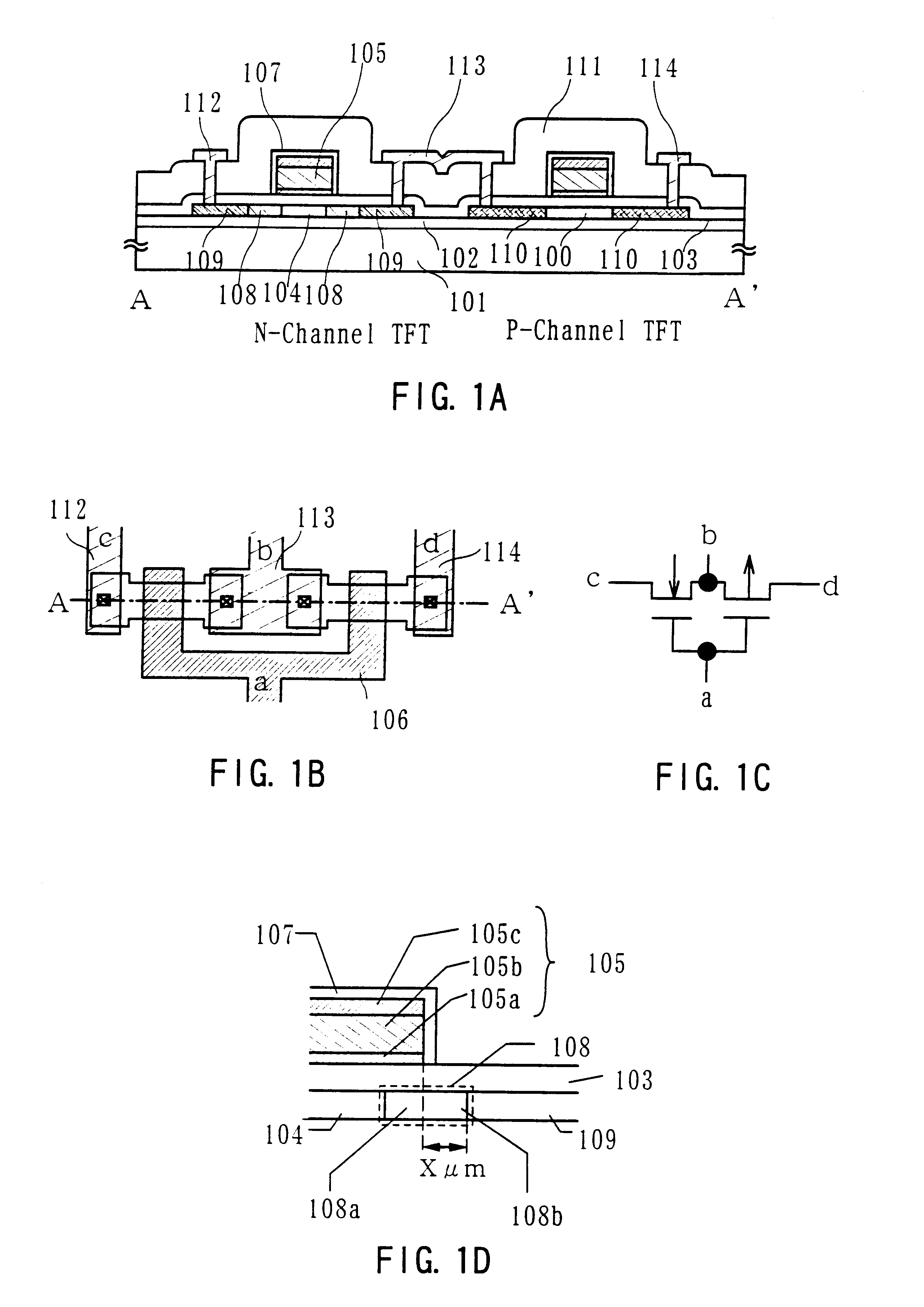 Semiconductor device having multilayered gate electrode and impurity regions overlapping therewith