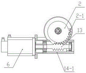 Radial adjusting mechanism of Y-shaped rolling mill