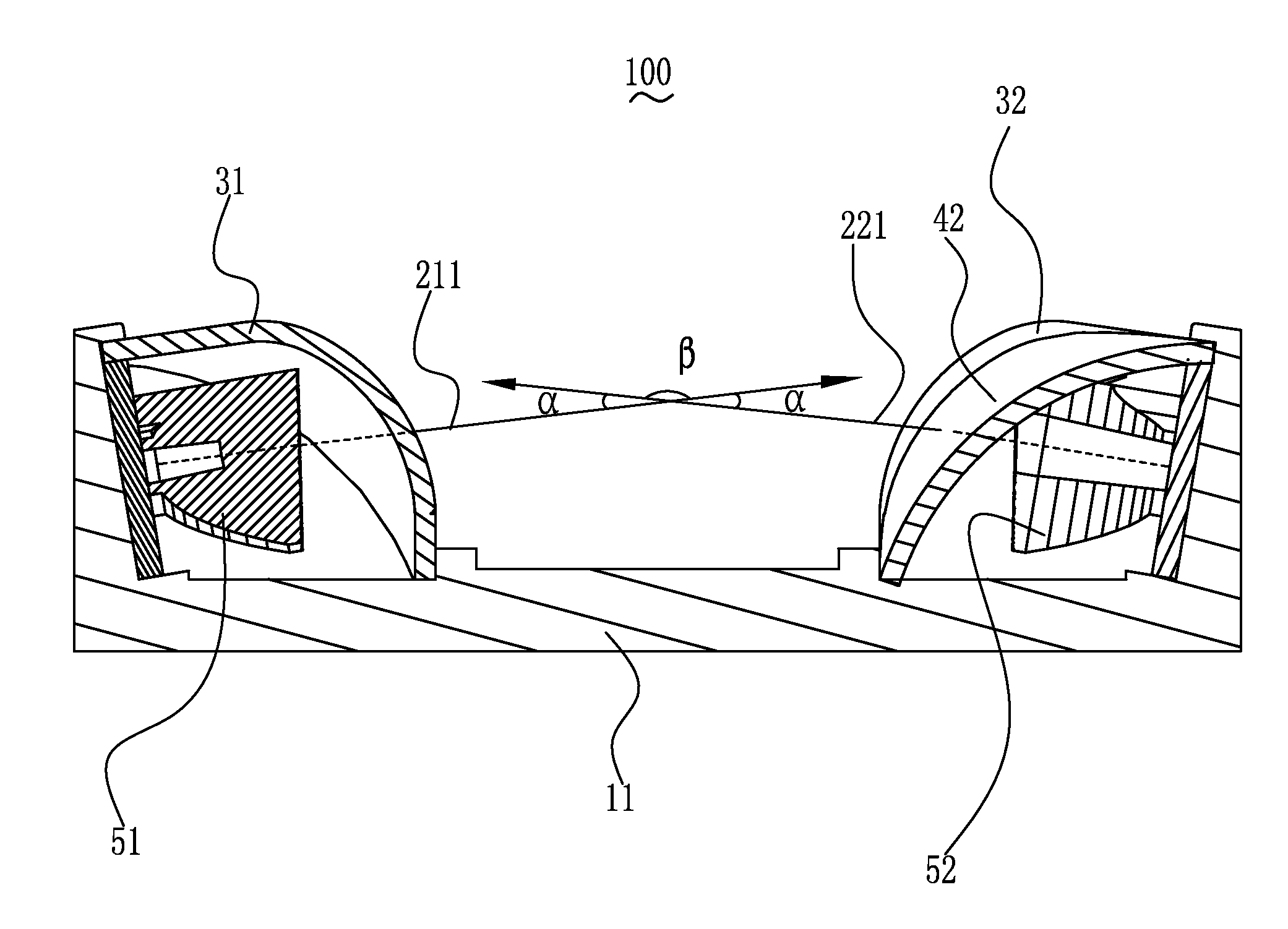 Bar-typed double-row LED lighting