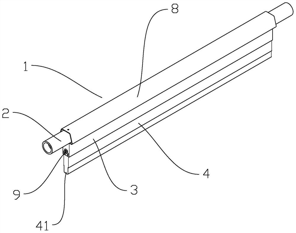 Detachable air knife capable of discharging air uniformly