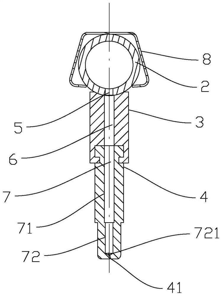 Detachable air knife capable of discharging air uniformly