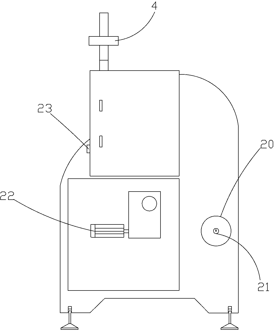 Method and special device for organic waste natural degradation