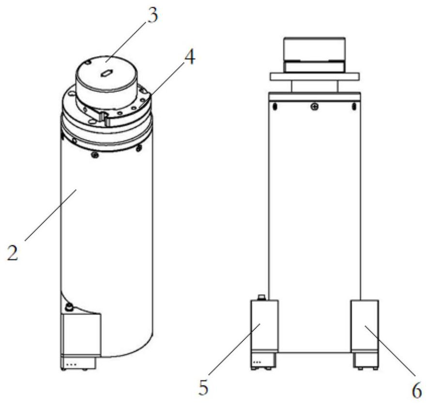 An integrated device for unmanned aerial vehicle-mounted barrel-type delivery and distribution