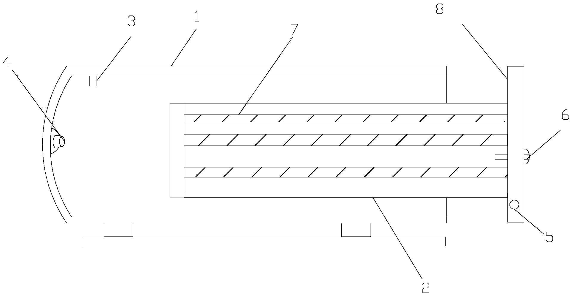 Novel drying device and drying method of polyester filaments