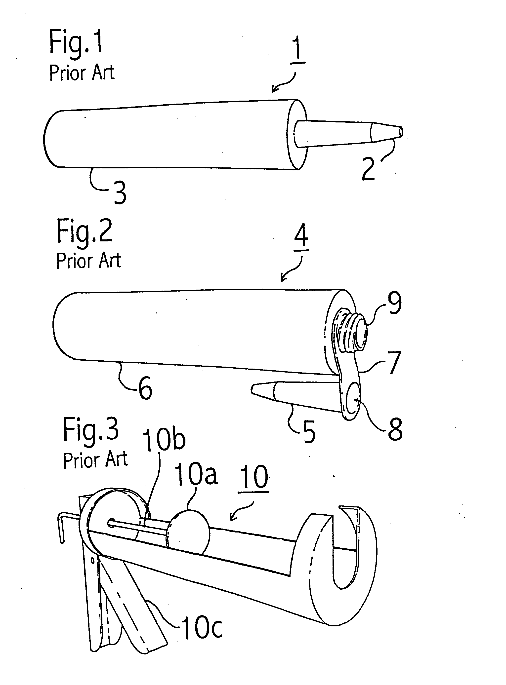 Method of filling dispensing cartridges having collapsible packages