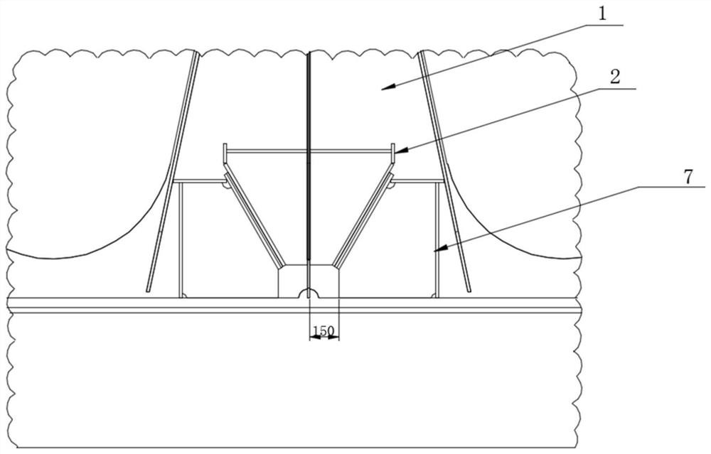 Positioning method for single-shell fuel tank block