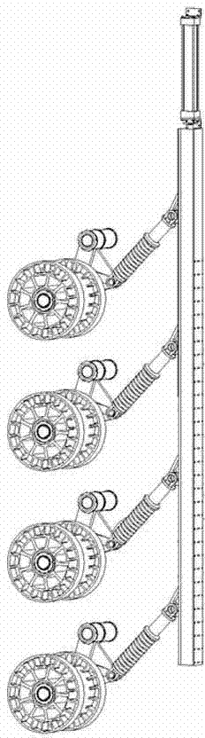 Vehicle wheel suspension mechanism capable of lifting vehicle wheels