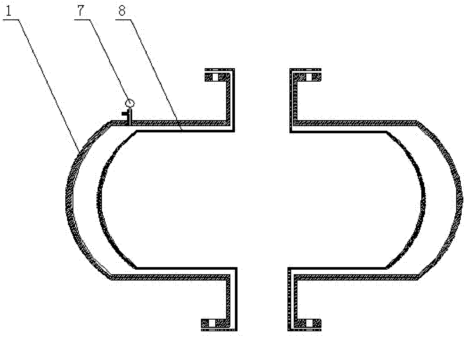 Pressure-superposed water supply device