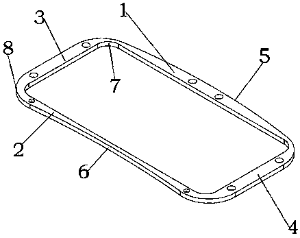 Skeleton for special-shaped high-temperature superconducting racetrack coil and winding method