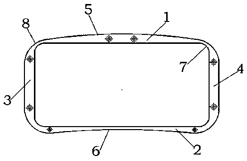 Skeleton for special-shaped high-temperature superconducting racetrack coil and winding method