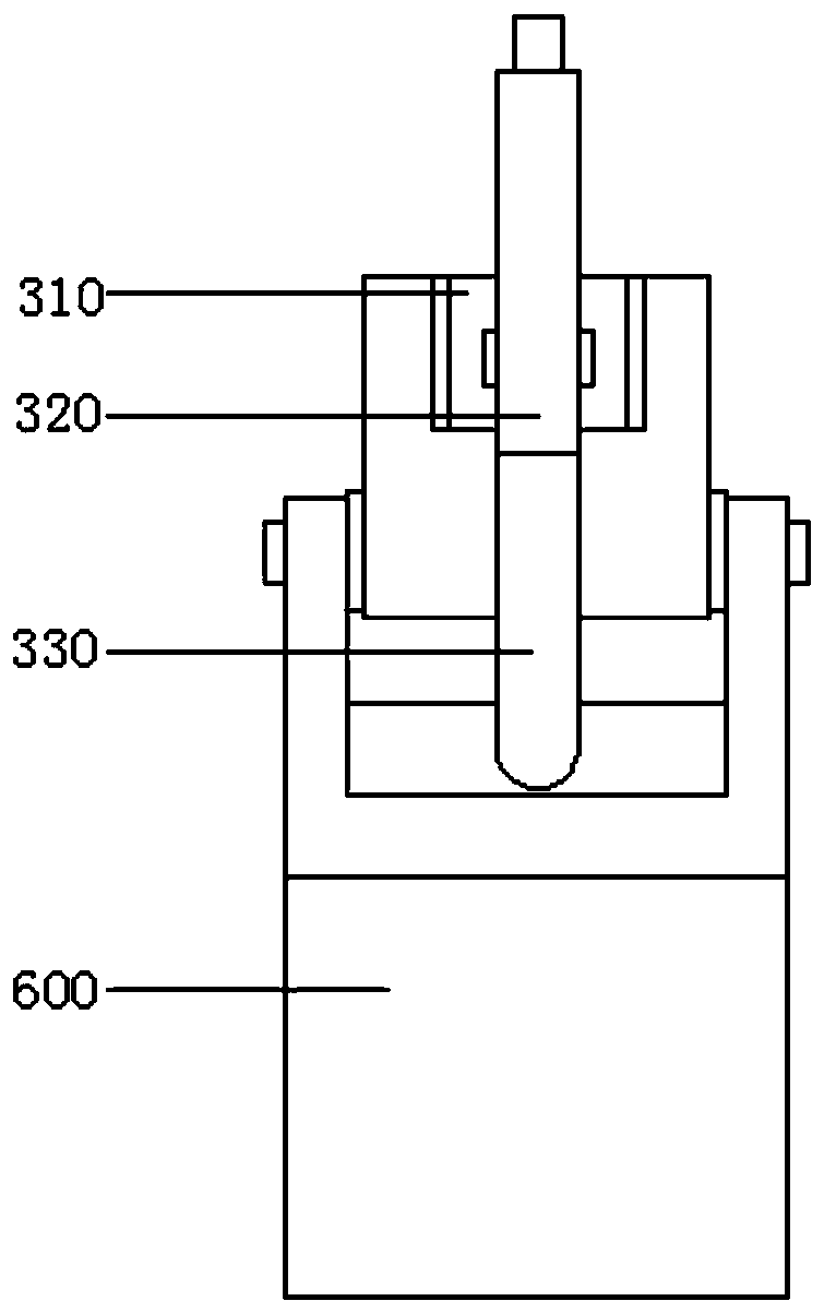 Clamp structure for grabbing mechanical equipment