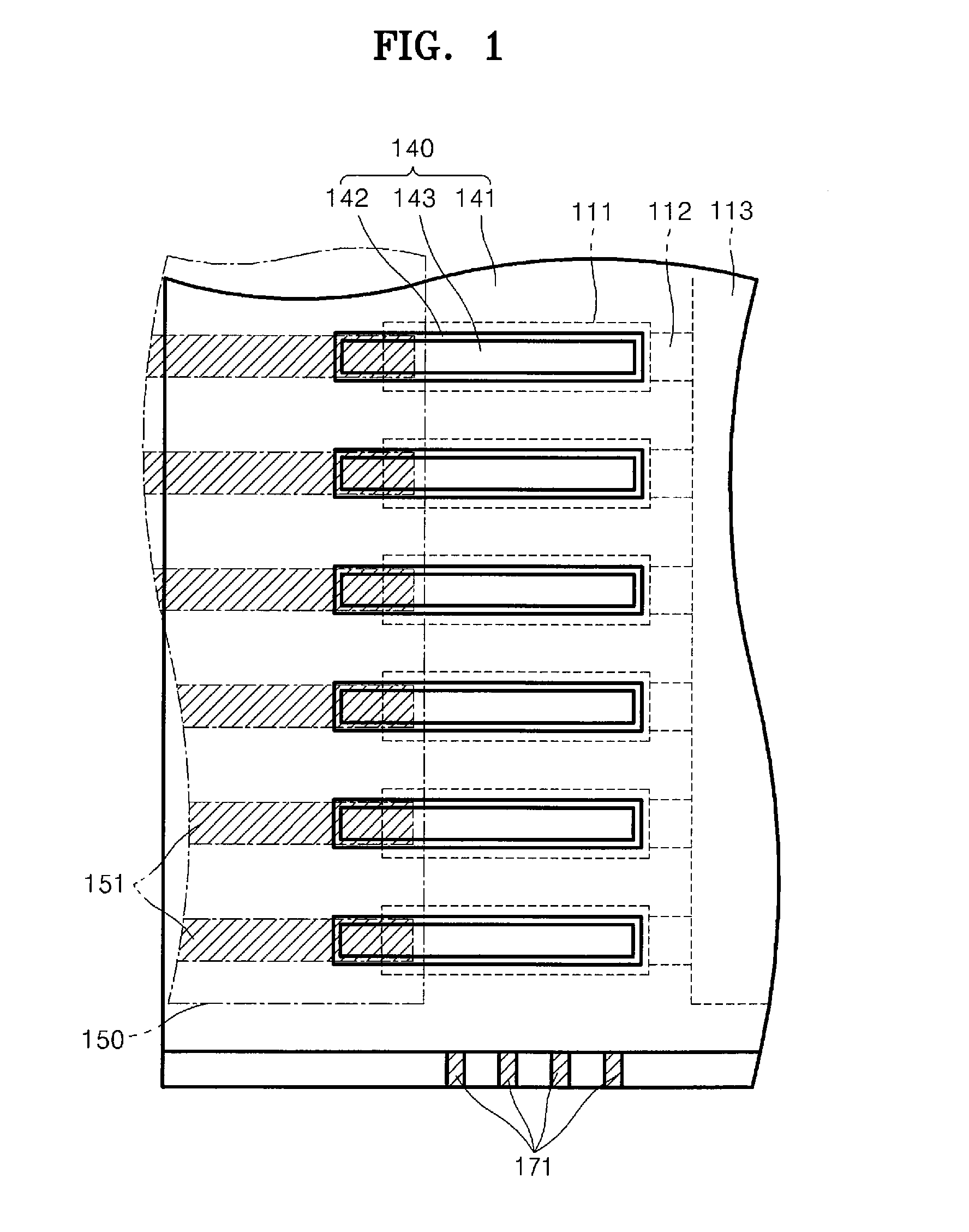 Inkjet printhead and method of removing bubbles in the same