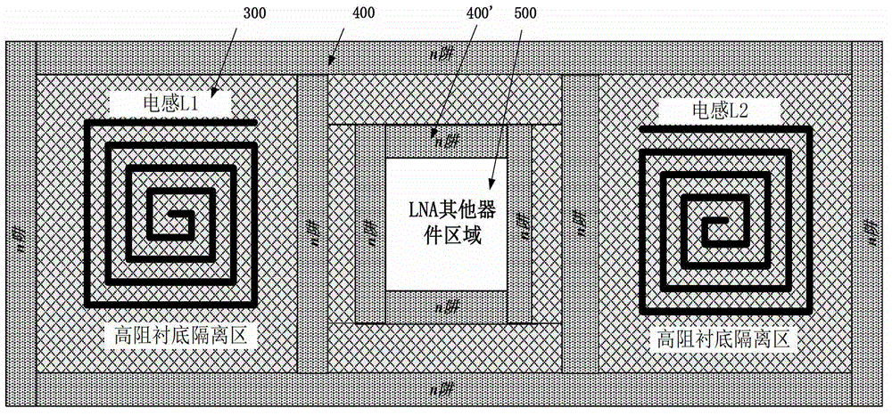 Low-noise amplifier and manufacturing method for same