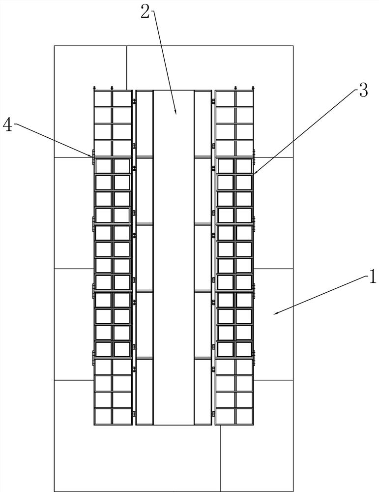 Fabricated ballasting device for preventing shield tail from floating upwards