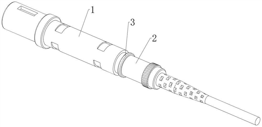 Protective device capable of preventing optical fiber connector from being damaged