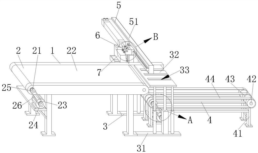 Glass tape production device