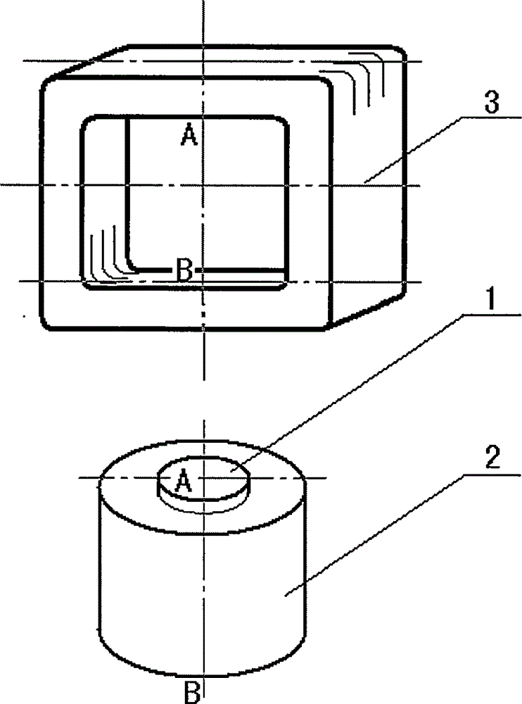 Energy saving reactor with unlaminated core