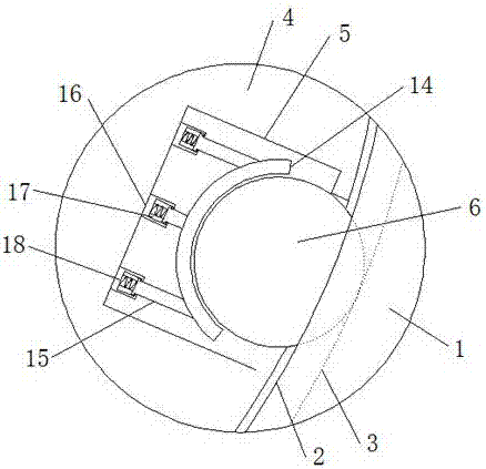 Small-caliber three-eccentric center butterfly valve