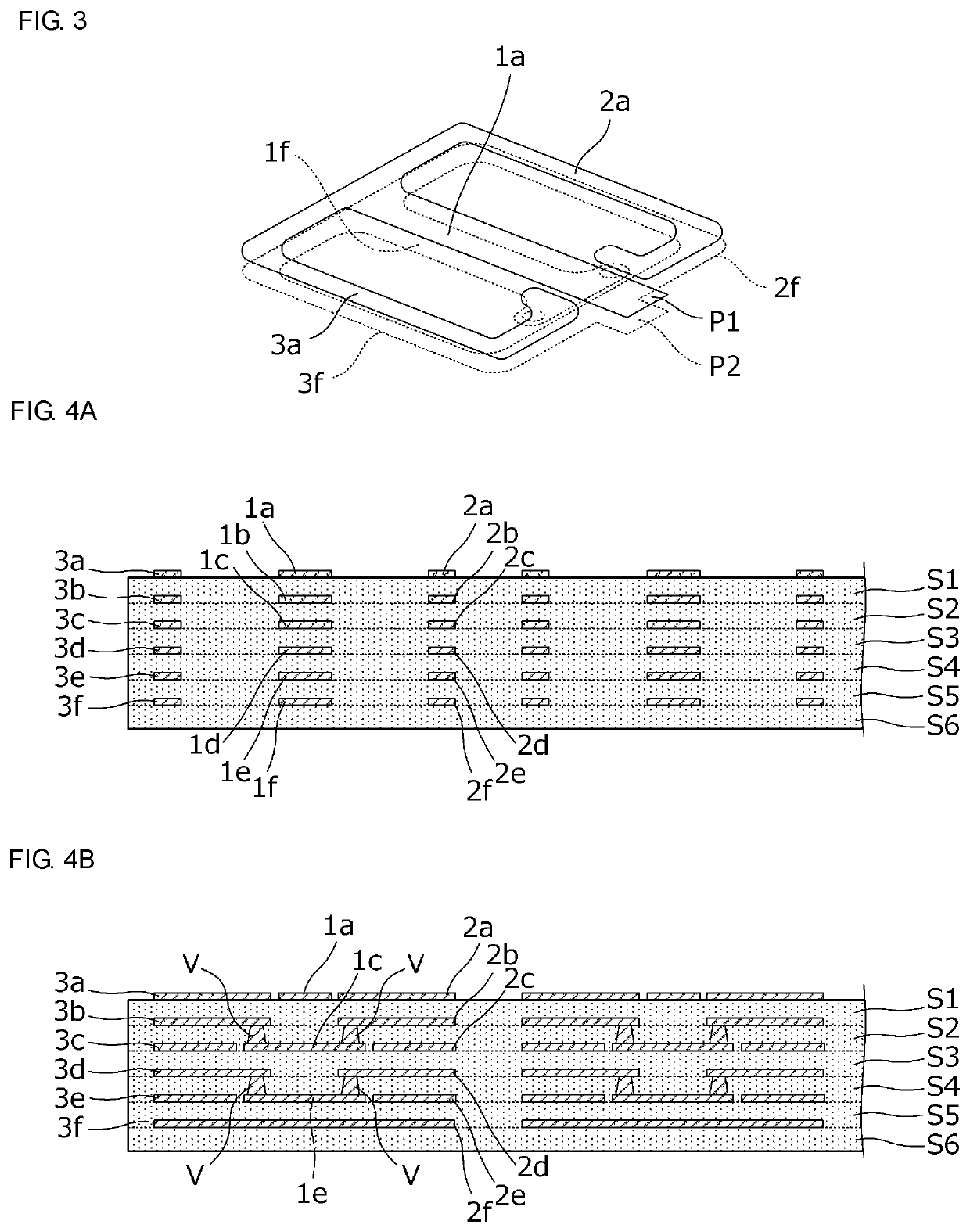 Planar array coil and switching power supply device