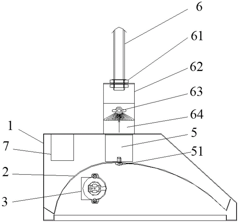 Adjustable blackboard lamp without direct glare