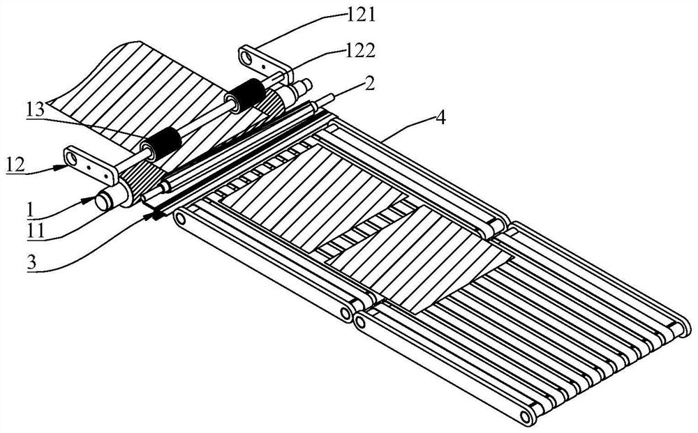 Rotary knife paper cutting device