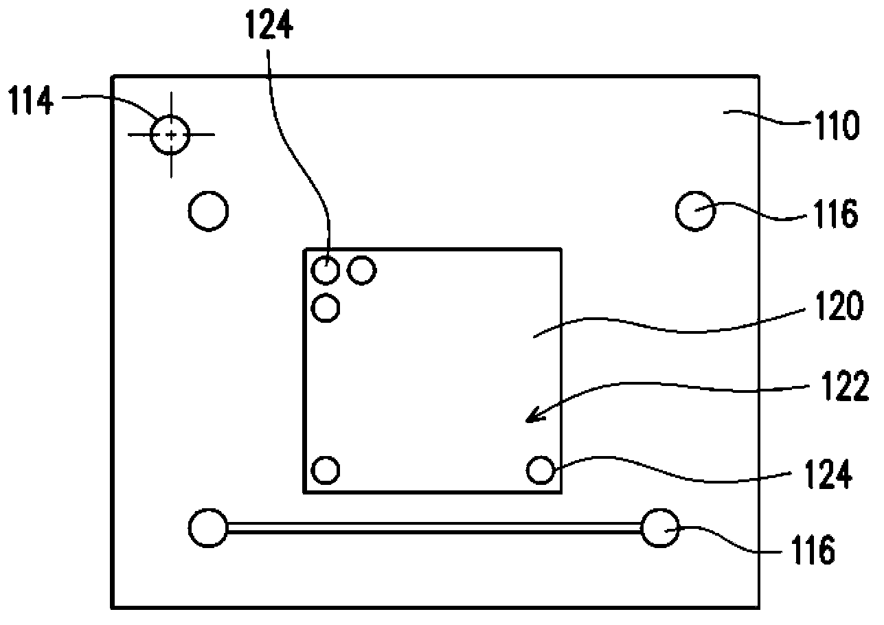 Multilayered circuit board structure with buried element and manufacturing method