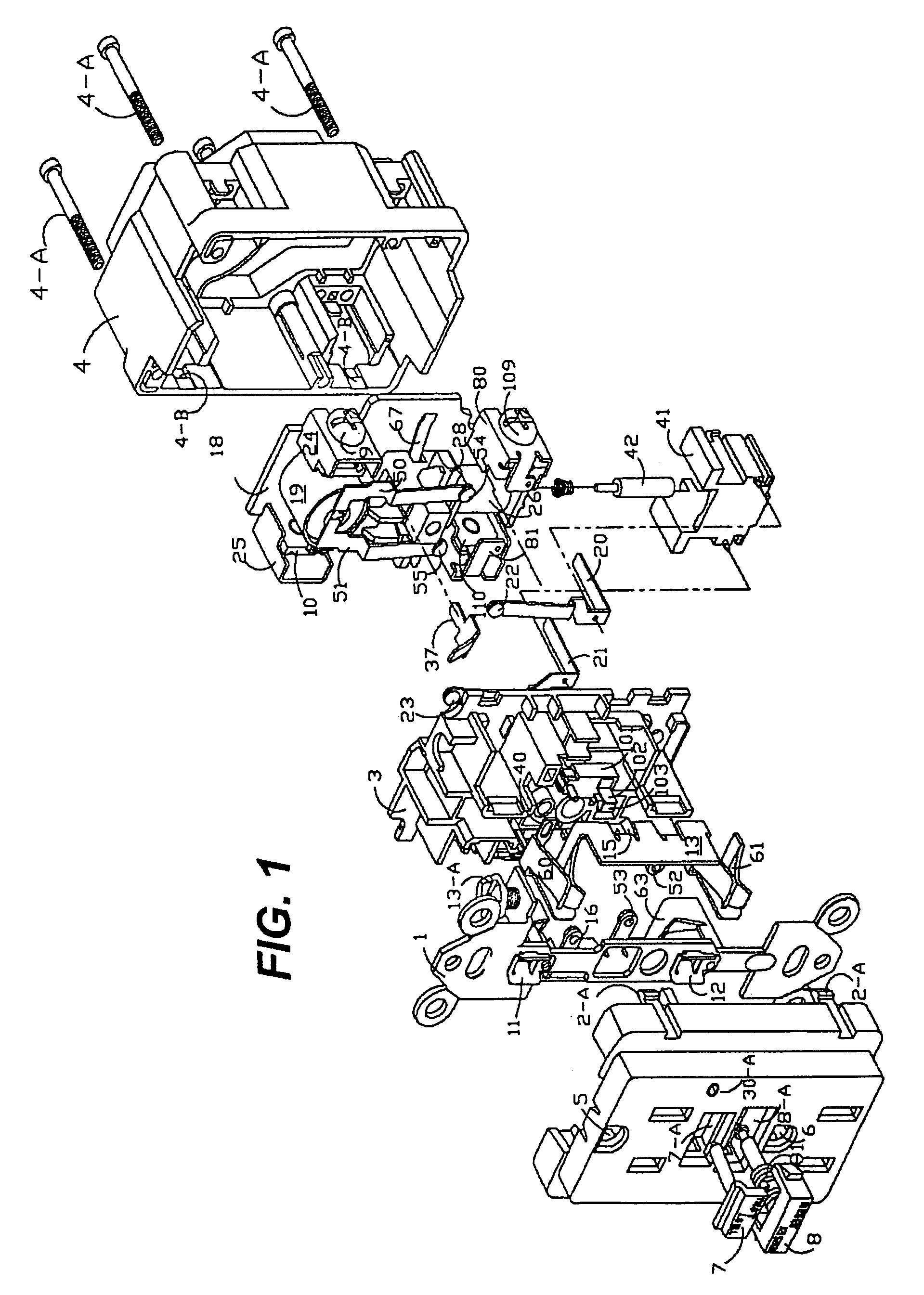 Ground fault circuit interrupter containing a dual-function test button