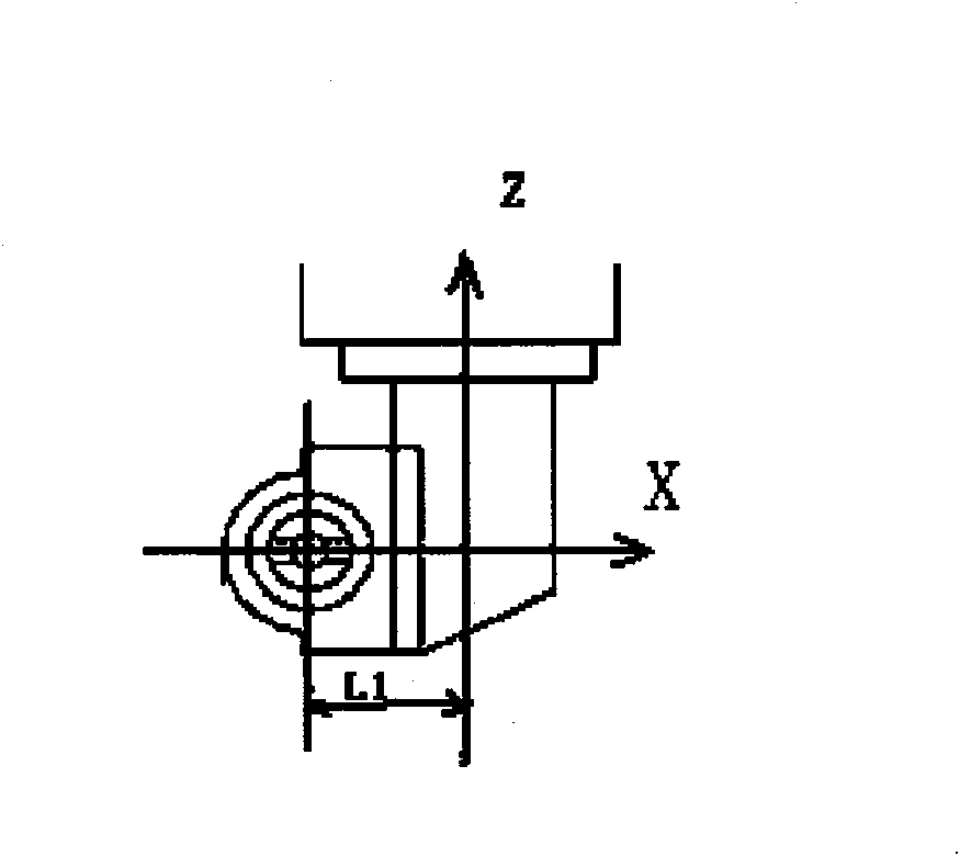 Method for machining spatial hole by using large ellipsoid on numerical control boring-milling machine