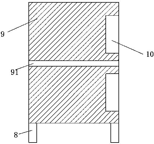Industrial dust removing device
