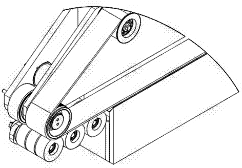 Paper feed mechanism of sticky box machine
