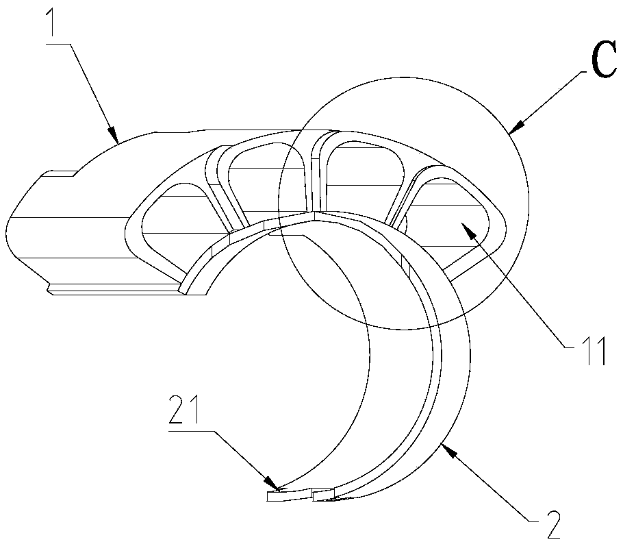 Insulation structure, stator, motor and lead solder joint wrapping method