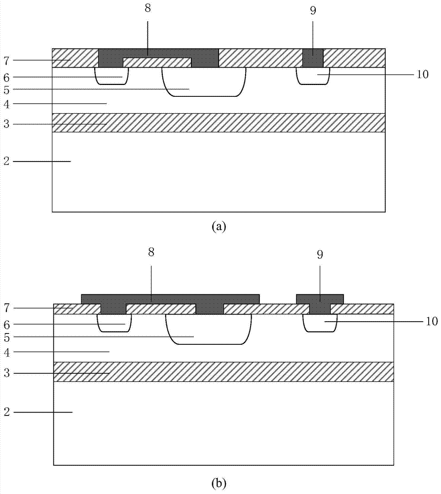A kind of SOI lateral constant current diode and its manufacturing method