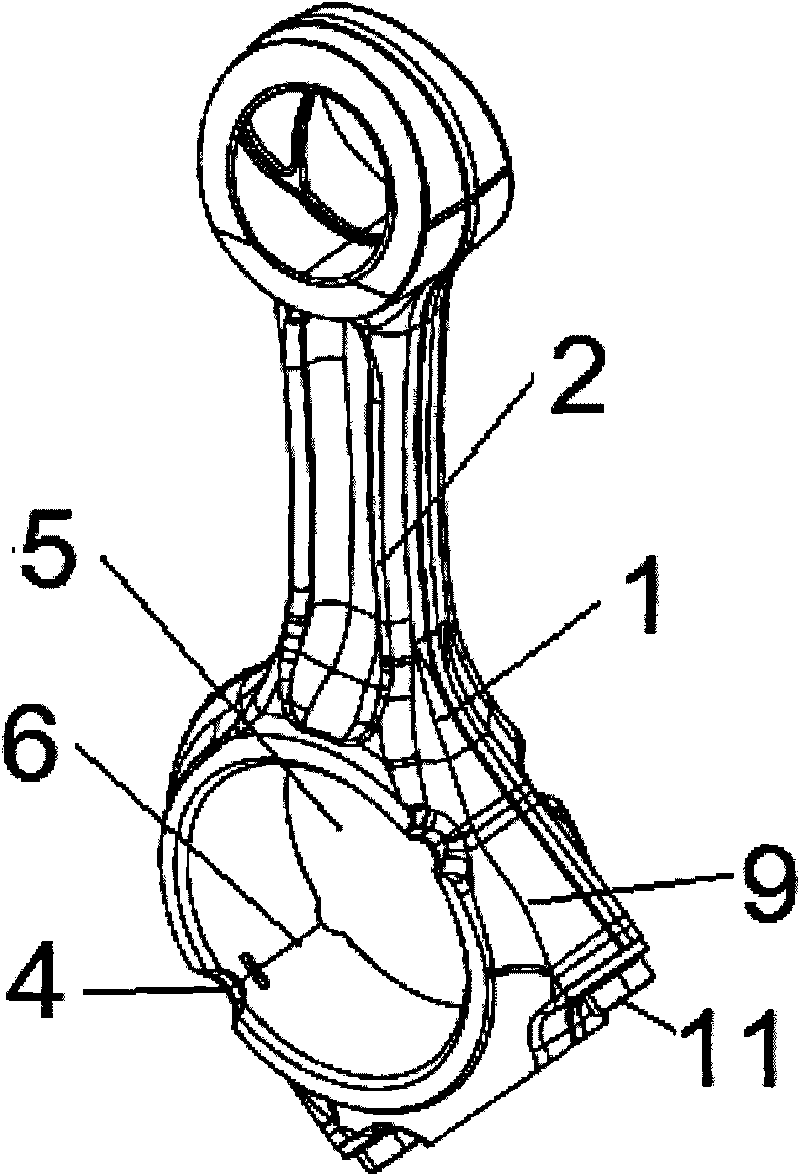 Processing method of engine connecting rod