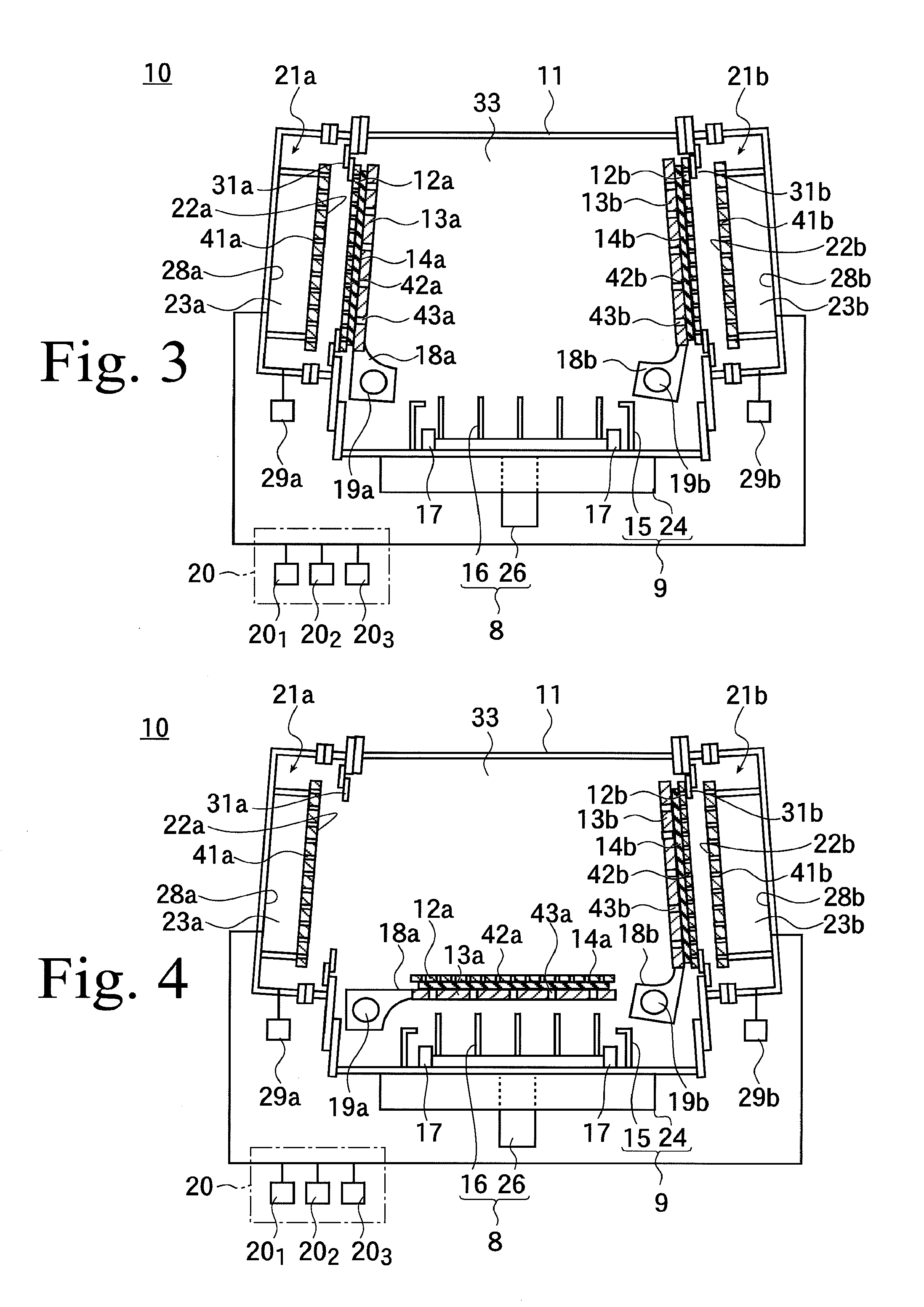 Organic thin film deposition device, organic el element manufacturing device, and organic thin film deposition method