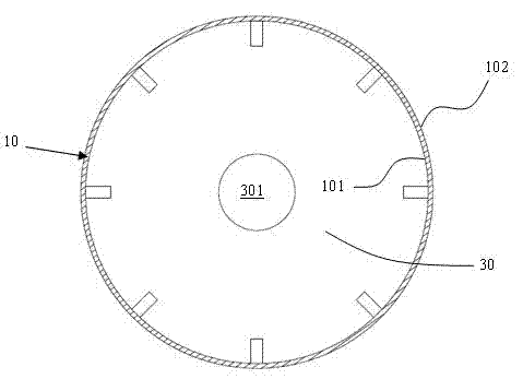 Rotationally moulded storage tank