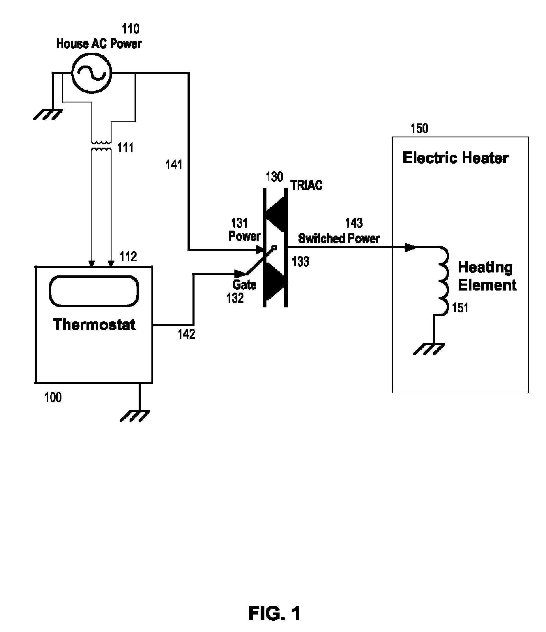 Electric baseboard heater control