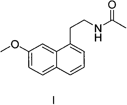 Method for preparing high-purity agomelatine