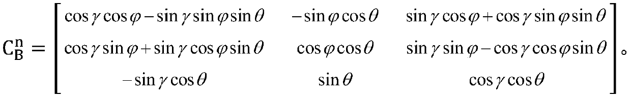 Calibration method and orientation method for installation errors of laser strapdown inertial measurement unit